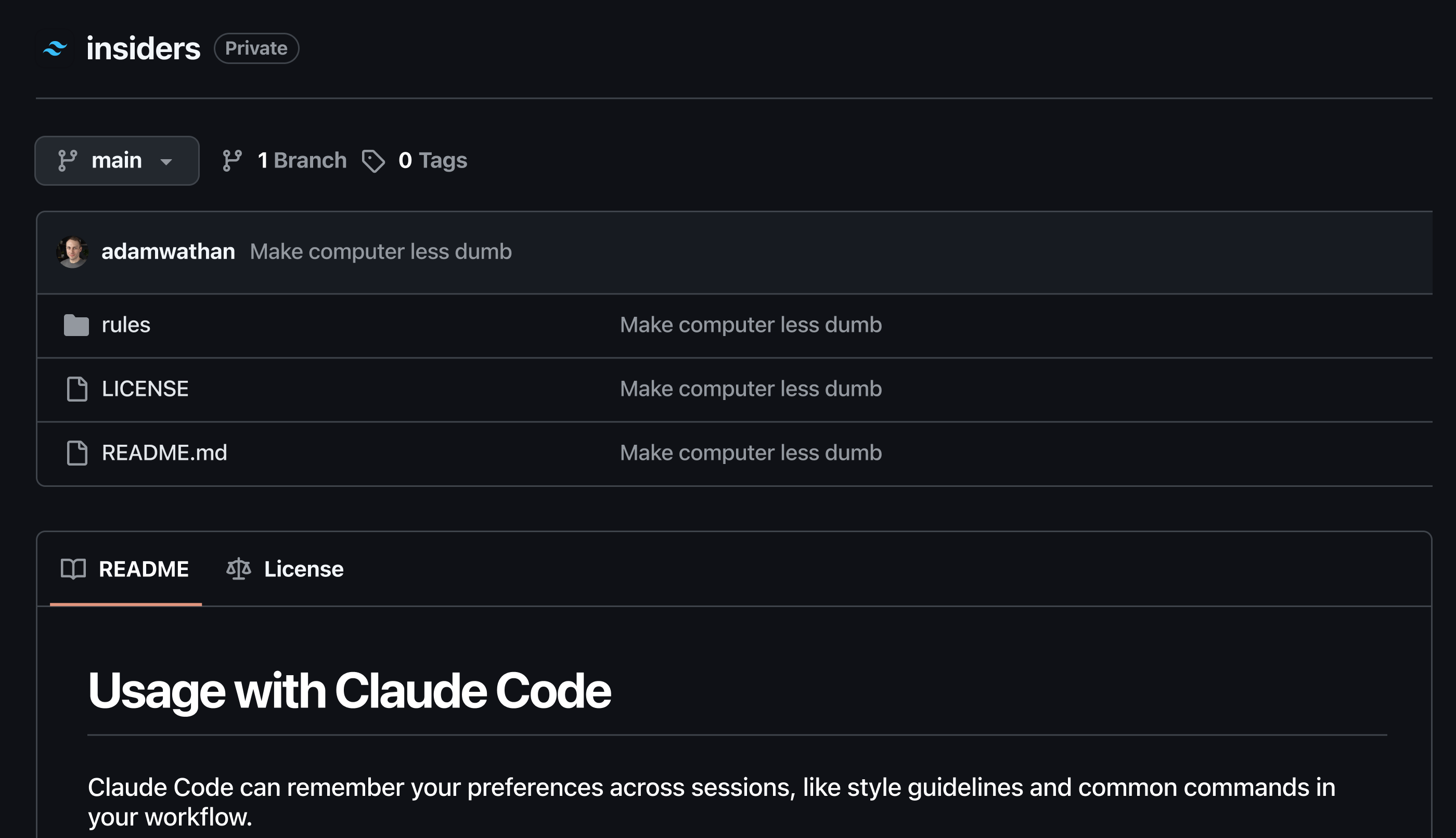 Insiders GitHub repository